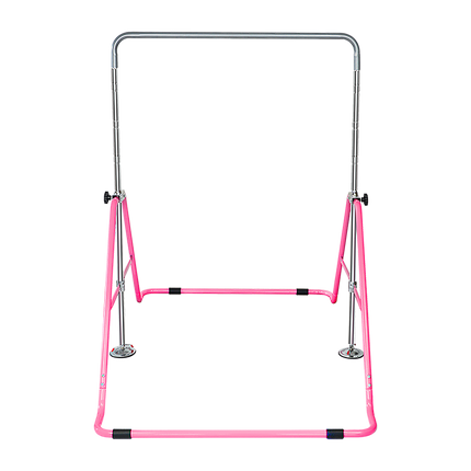 Kids Gymnastics Bars Training Horizontal Bar Monkey Kip Bar Pink