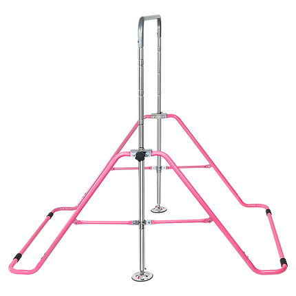 Kids Gymnastics Bars Training Horizontal Bar Monkey Kip Bar Pink