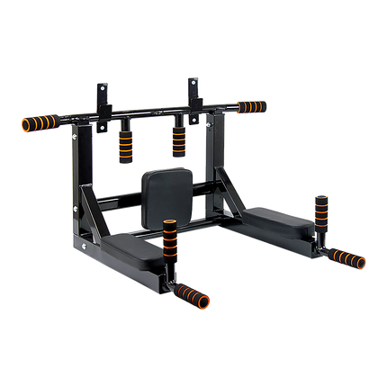 Heavy Duty Wall Mounted Power Station Pull Up Dip Knee Raise Bar