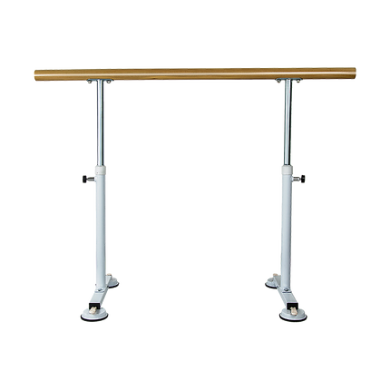 Wooden Portable Ballet Bar Stretch Barre Dance Bar 1.5M Freestanding Ballet Bar