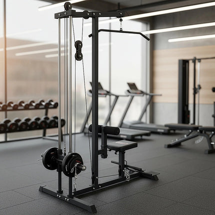 Lat PullDown Low Row Fitness Machine