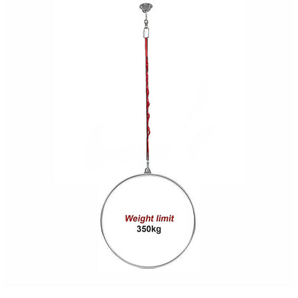 Aerial Yoga Hoop 90CM Lyra Hoop Circus Single Point Aerial Ring Set
