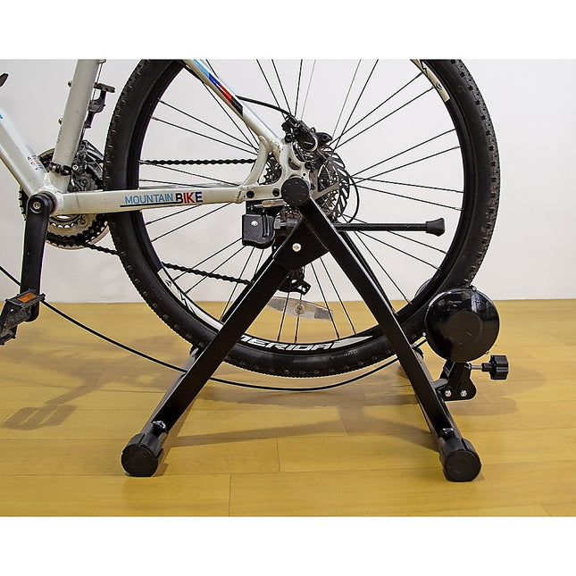 Indoor Bicycle Trainer – Magnetic Stationary Bike Stand for Home Fitness Workouts