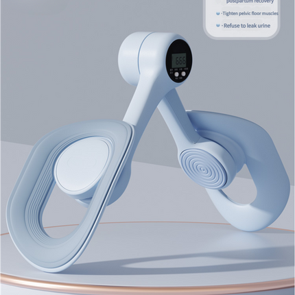 Blue Counting Adjustable Pelvic Floor Muscle Trainer with Smart Counter - Postpartum Recovery Tool