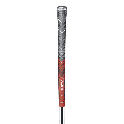 2 Pcs Red MCC PLUS4 Midsize Golf Grip - Rubber and Cotton Thread Hybrid, 265 mm, 72g, Core 60