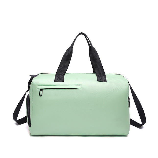 Green Men's Large Capacity Sports Duffel Bag with Wet/Dry Separation Pocket - Travel & Gym Tote