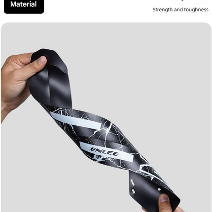 Style D Black and Pink Lightweight Bicycle Rear Mudguard - Adjustable PP5 Fender for MTB, Road & Folding Bikes (NOT for V-Brakes)