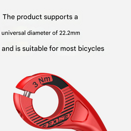 Black and Red Ultralight Carbon Fiber Bicycle Bar Ends - Ergonomic Anti-Slip Grips for MTB & Hybrid Bikes (22.2mm)