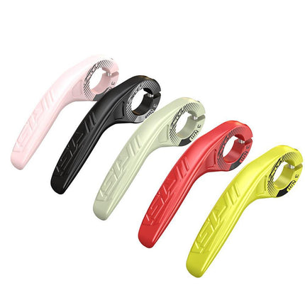 Pink Ultralight Ergonomic Bike Bar Ends - High-Strength Composite Horn Grips (22.2mm)