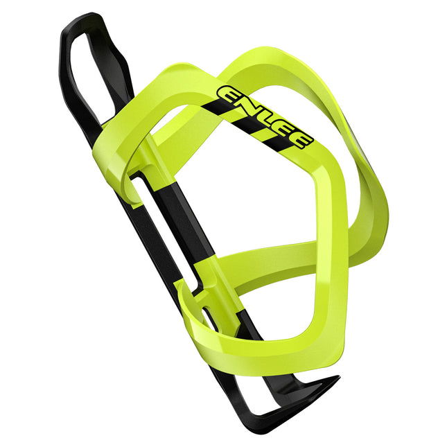 Fluorescent Yellow Ultra Lightweight Road & Mountain Bike Water Bottle Cage - 39g Polycarbonate + Glass Fiber, Fits Most Bottles