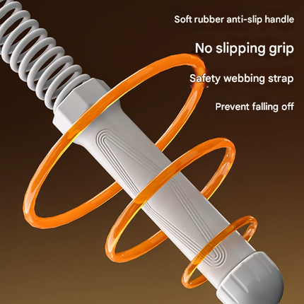 Pink Heavy Cordless Battle Rope - Portable Weighted Fitness Rope for Home Gym Strength & Cardio Training