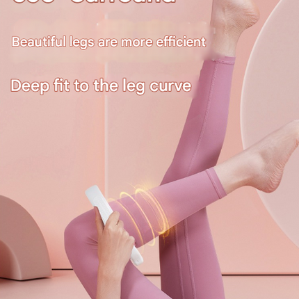 Pink U-Shape 360 Degree Massage Roller - Multi-Functional Leg, Arm & Neck Massager for Muscle Relief & Recovery