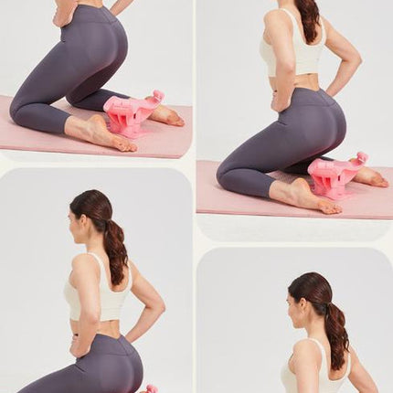 Green Ergonomic Pelvic Floor & Glute Trainer - Home Workout Equipment for Hips and Inner Thighs