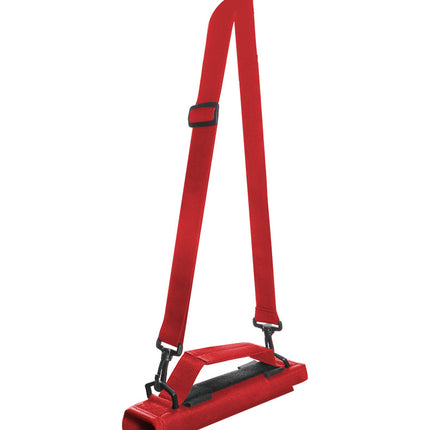 Red Compact Golf Club Carrier - Lightweight Sunday Practice Bag for Driving Range