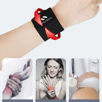 2PCS Adjustable Wrist Support Brace Ultra Thin Breathable Mesh Wrap for Sports Tennis Gym & Daily Office Use One Size Fits Most Cherry Blossom Pink