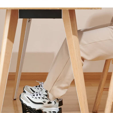 2 PCS Dual Foot Rocker with Connecting Bar - Calf & Ankle Stretcher System for Plantar Fasciitis Relief - Linked Incline Board with Stabiliser Axis - Heavy Duty Blue