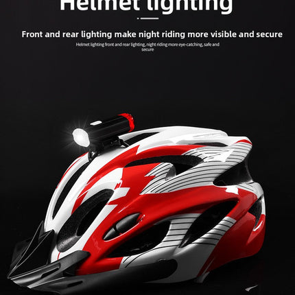 2 PCS USB Rechargeable Mini Bike Lights - Aluminium LED Front & Rear Safety Lamp Set - 150 Lumen High Brightness Flashlight for Helmet & Handlebar - IPX8 Waterproof - Black