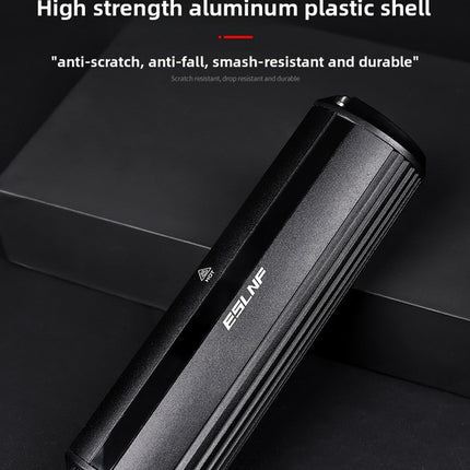 EOS610 1000 Lumen Anti-Glare Bike Light with Single Bracket Mount - USB Rechargeable LED Headlight 2000mAh - Waterproof Aluminium Horizontal Front Lamp for MTB & Road