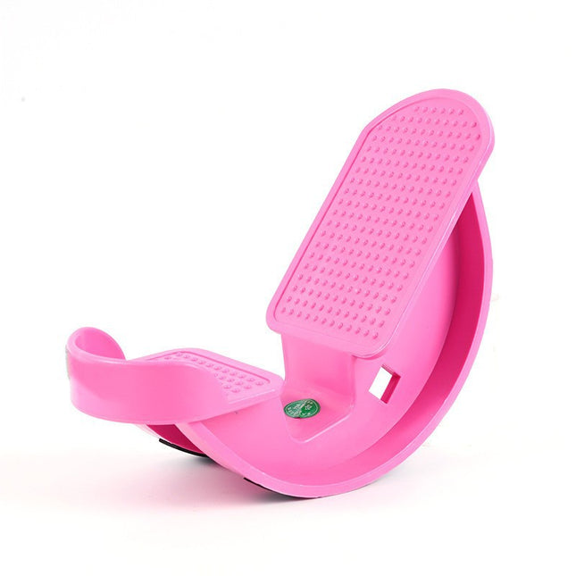 1-Pair Pink Reinforced Calf Stretcher Slant Board - Professional Non-Slip Achilles Tendon & Hamstring Stretcher for Physical Therapy, Yoga & Fitness