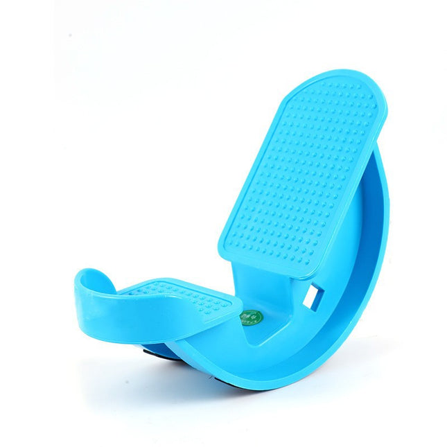 1-Pair Blue Reinforced Calf Stretcher Slant Board - Professional Non-Slip Achilles Tendon & Hamstring Stretcher for Physical Therapy, Yoga & Fitness