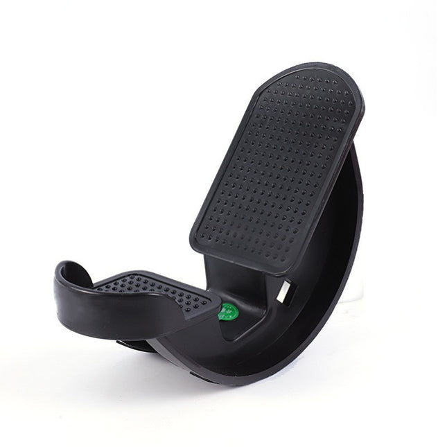 1-Pair Black Reinforced Calf Stretcher Slant Board - Professional Non-Slip Achilles Tendon & Hamstring Stretcher for Physical Therapy, Yoga & Fitness