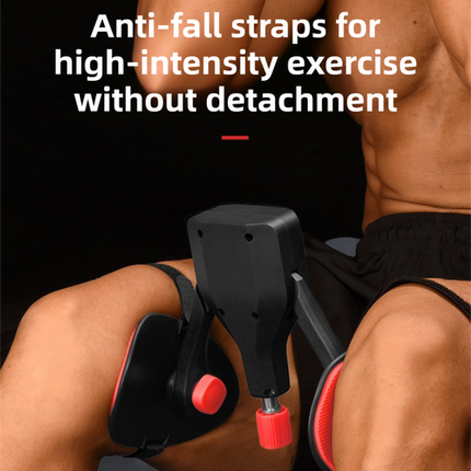 Grey 35KG High-Resistance Kegel Trainer With Smart Counter & Leg Straps - Muscle & Thigh Slimming Equipment with Jump Rope & 2 Handles Attachment