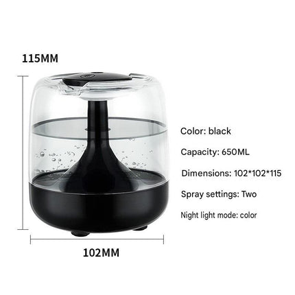2 pcs Relaxing Winter Set - Pink  Nursing Cape and Black Mini Humidifier Soothing – Soft Postpartum Shawl & 650ml USB Air Humidifier for Home Comfort，Relax Self Care Present for Women