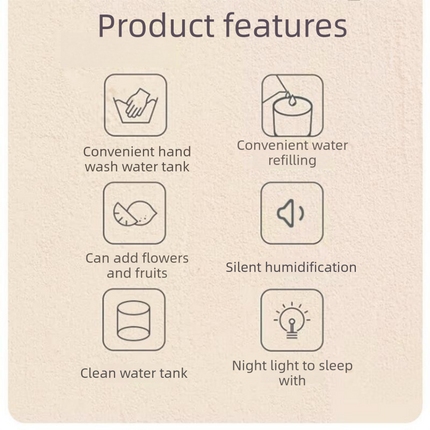 2 pcs Relaxing Winter Set - Purple  Nursing Cape and White Mini Humidifier Soothing – Soft Postpartum Shawl & 650ml USB Air Humidifier for Home Comfort，Relax Self Care Present for Women