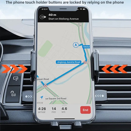 Vacuum Suction Car Phone Mount Adjustable Dashboard Windscreen Holder Universal Smartphone Bracket for Navigation Driving
