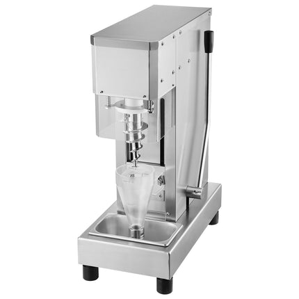 Ice Cream Blender, 750W High-Speed Ice Cream Maker Mixer Stir Machine 1740RPM, 304 Stainless Steel Ice Cream Shaker, Long Handle + PC Protective Shield, Customizable with any Flavor of Ice Cream