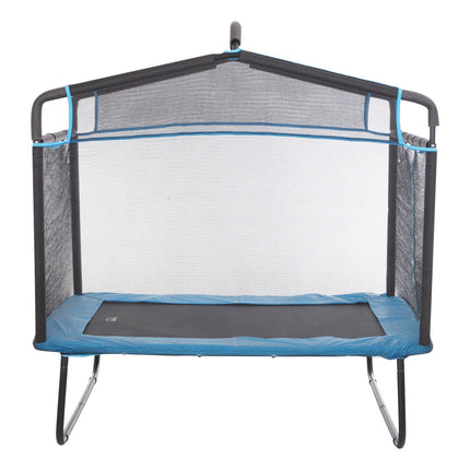 6FT Trampoline for Kids, 72" Indoor/Outdoor Toddlers Trampoline, Mini Baby Trampoline with Safety Enclosure Net, Gymnastics Bar, Hammock, Recreational Trampoline Birthday Gift for 3+ Years Kids