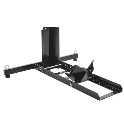 Motorcycle Wheel Chock Upright, 816.5 kg Capacity, Heavy-duty Steel Motorcycle Front Wheel Stand with 6 Adjustable Holes, For 381-558.8 mm Off-Road Motorcycles, Standard Motorcycles