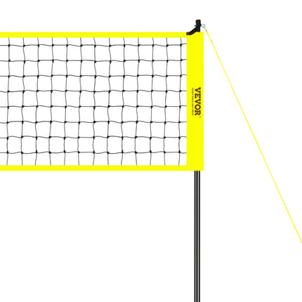 Outdoor Portable Volleyball Net System, Adjustable Height Steel Poles, Professional Volleyball Set with PVC Volleyball, Pump, Carrying Bag, Heavy Duty Volleyball Net for Backyard, Beach, Lawn