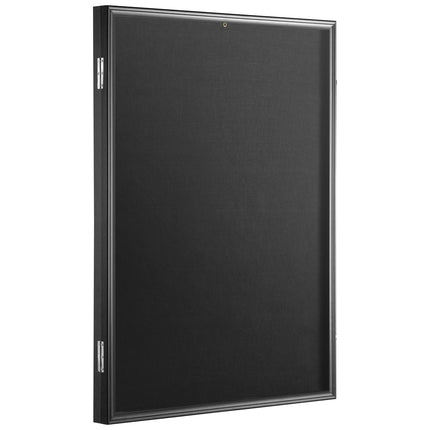 Jersey Display Frame Case, 590 x 790 x 40 mm, Large Lockable Sport Jersey Shadow Box with 98% UV Protection PC Glass and Hangers, for Baseball Basketball Football Hockey Shirt and Uniform