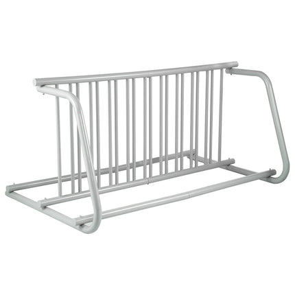 10 Holders Floor Bike Rack, 59" Length All-Steel Grid Bike Rack, 10-Bike Capacity Dual-Side Storage Stand for Garages Streets Yards Bike Events