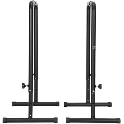 Dip Bars, 200 kg Capacity, Heave Duty Dip Stand Station with Adjustable Height, Fitness Workout Dip Bar Station Stabilizer Parallette Push Up Stand, Parallel Bars for Strength Training Home Gym