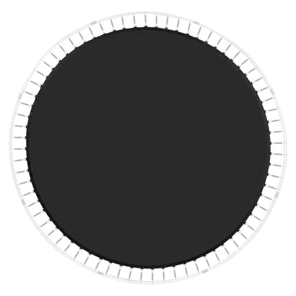 Replacement Trampoline Mat, Jumping Mat Fits 15ft Frame, Universal Jumping Mat for 15ft Round Trampoline, Reinforce UV-Resistant Mat with Spring Tool & Durable V-Rings, Fit 7" Spring Length