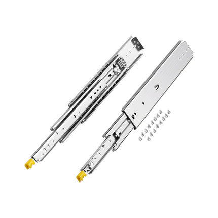 1 Pair 18-60 in Soft-Close Drawer Slides Ball Bearing Full Extension