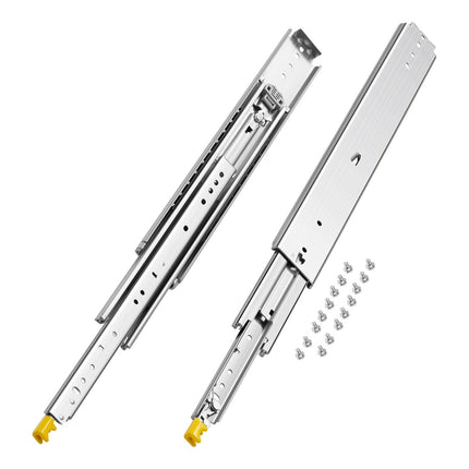 1 Pair 18-60 in Soft-Close Drawer Slides Ball Bearing Full Extension