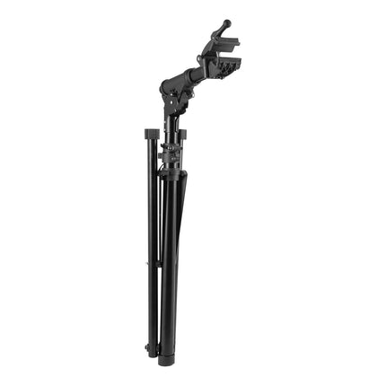 Bike Repair Stand, 38.56 kg Heavy-duty Bicycle Work Stand with 1035-1630 mm Adjustable Height & Magnetic Tool Tray, Foldable Bicycle Maintenance Rack, Shop Home Mechanics for Mountain & Road Bike