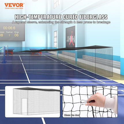 Baseball Batting Netting, Professional Softball Baseball Batting Hitting Training Net, Practice Portable Pitching Cage Net with Door & Carry Bag, Heavy Duty Enclosed PE Netting,1676CM (NET ONLY)